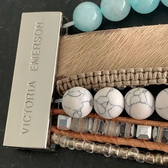 Victoria Emerson Beach Nautical Boho Cuff Bracelet - Picture 5 of 6